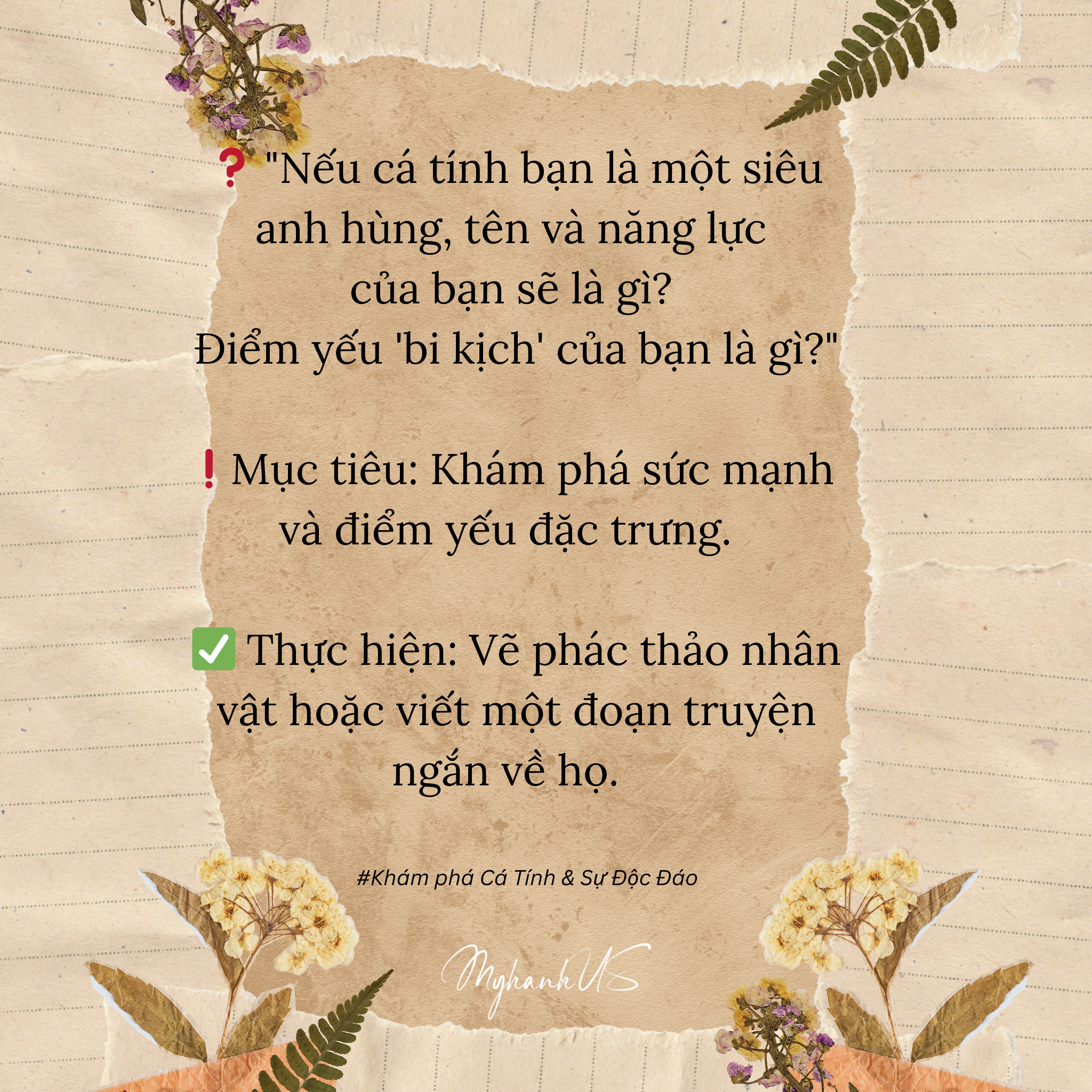 Thấu Hiểu Bản Thân - 15 câu hỏi khám phá cá tính và sự độc đáo